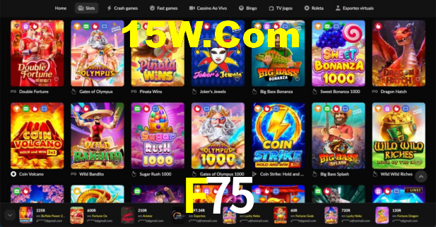 Bônus Generosos e Exclusivos no F75 para Você!